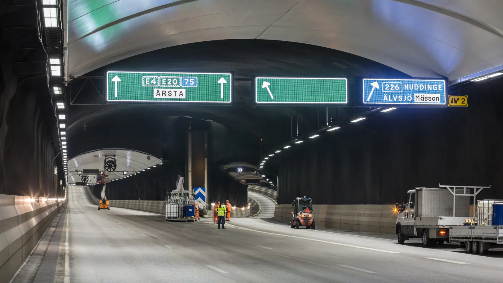 Tunnelavstängning Södra länken