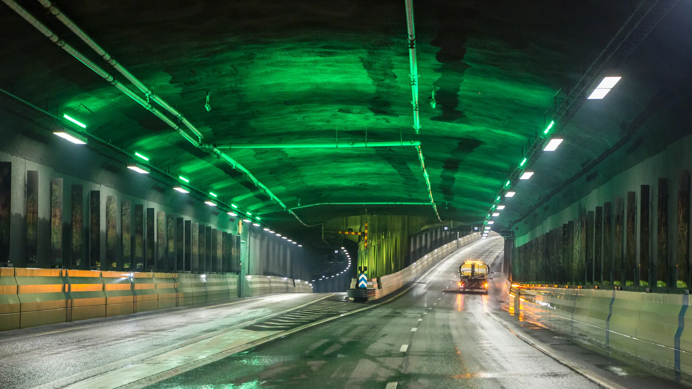 Tunnelavstängning Norra länken