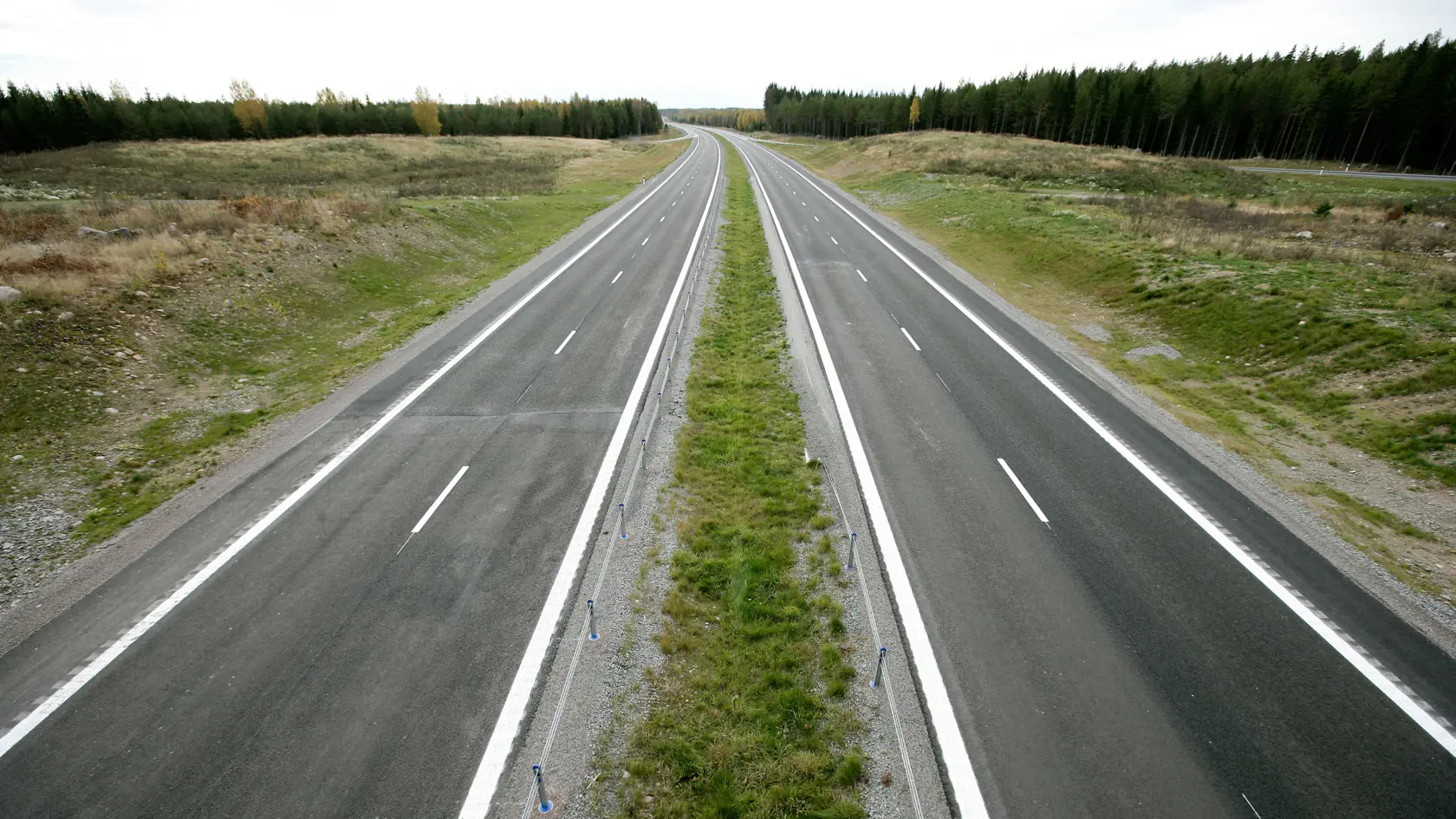 Nybyggd motorväg