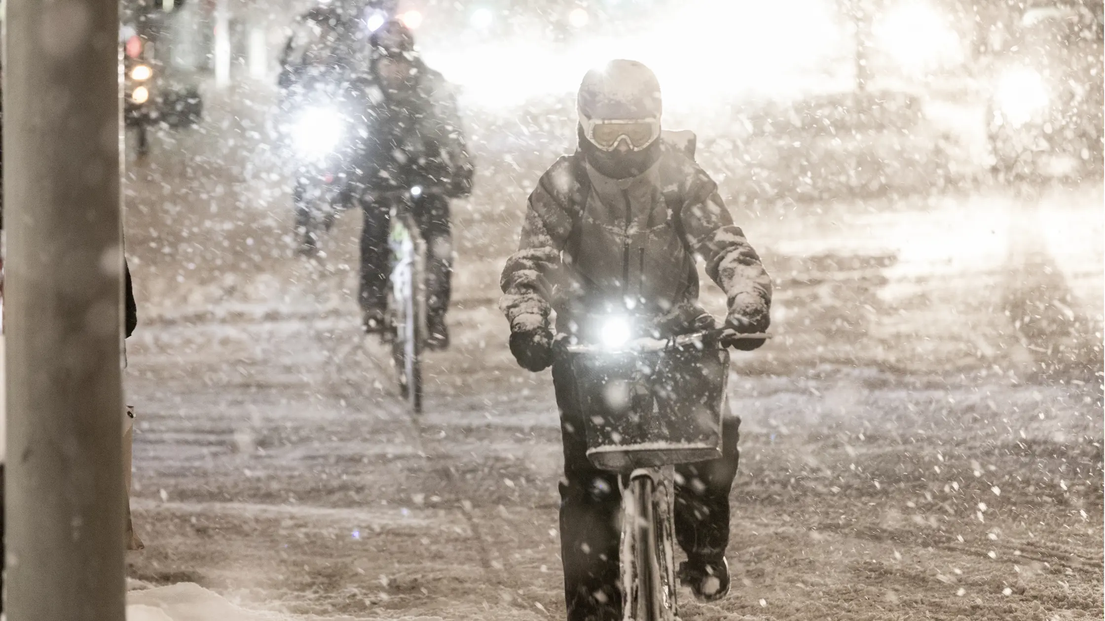 Vintercykling
