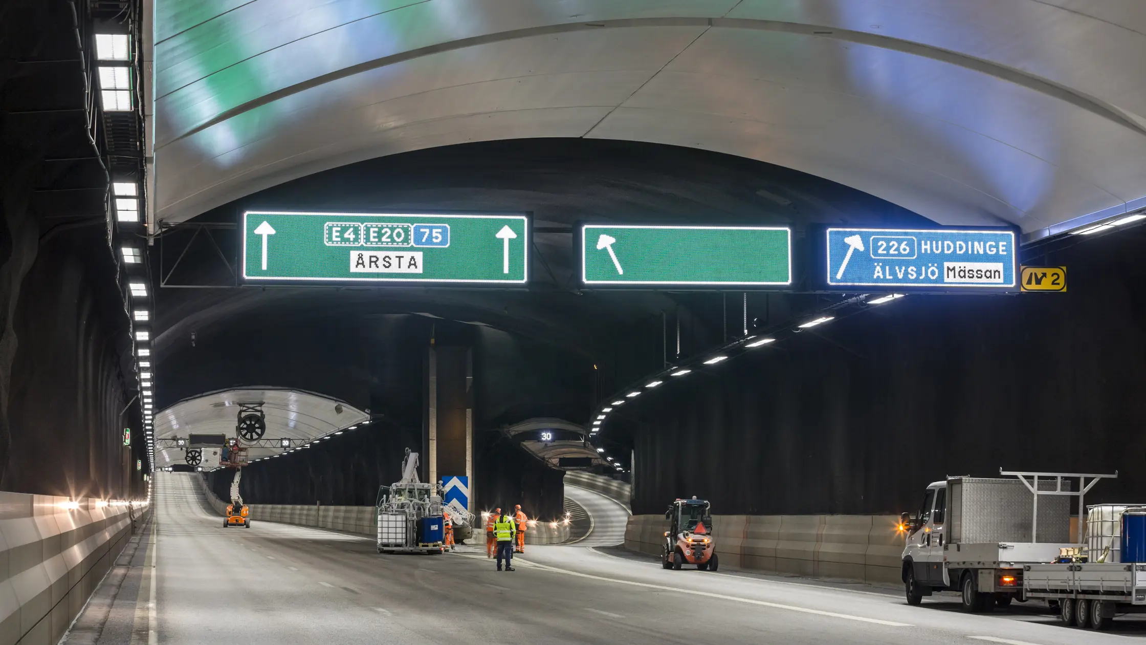 Tunnelavstängning i Södra länken