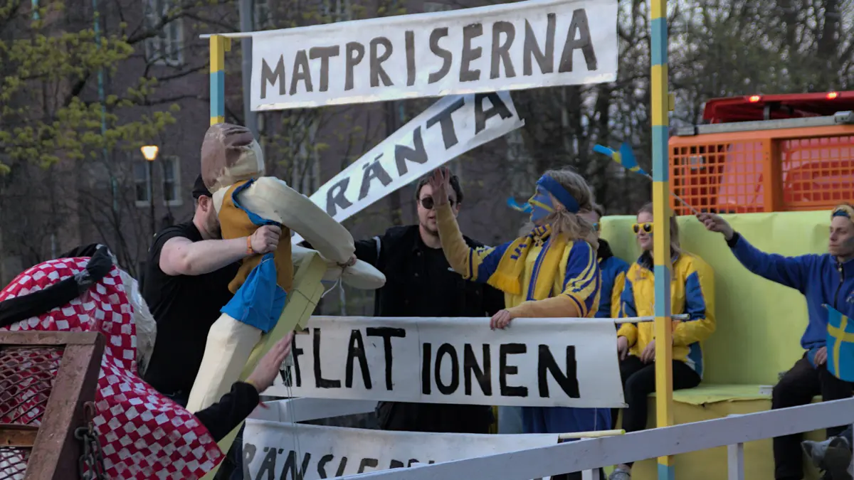 Ett av numren i Cortègen 2023.