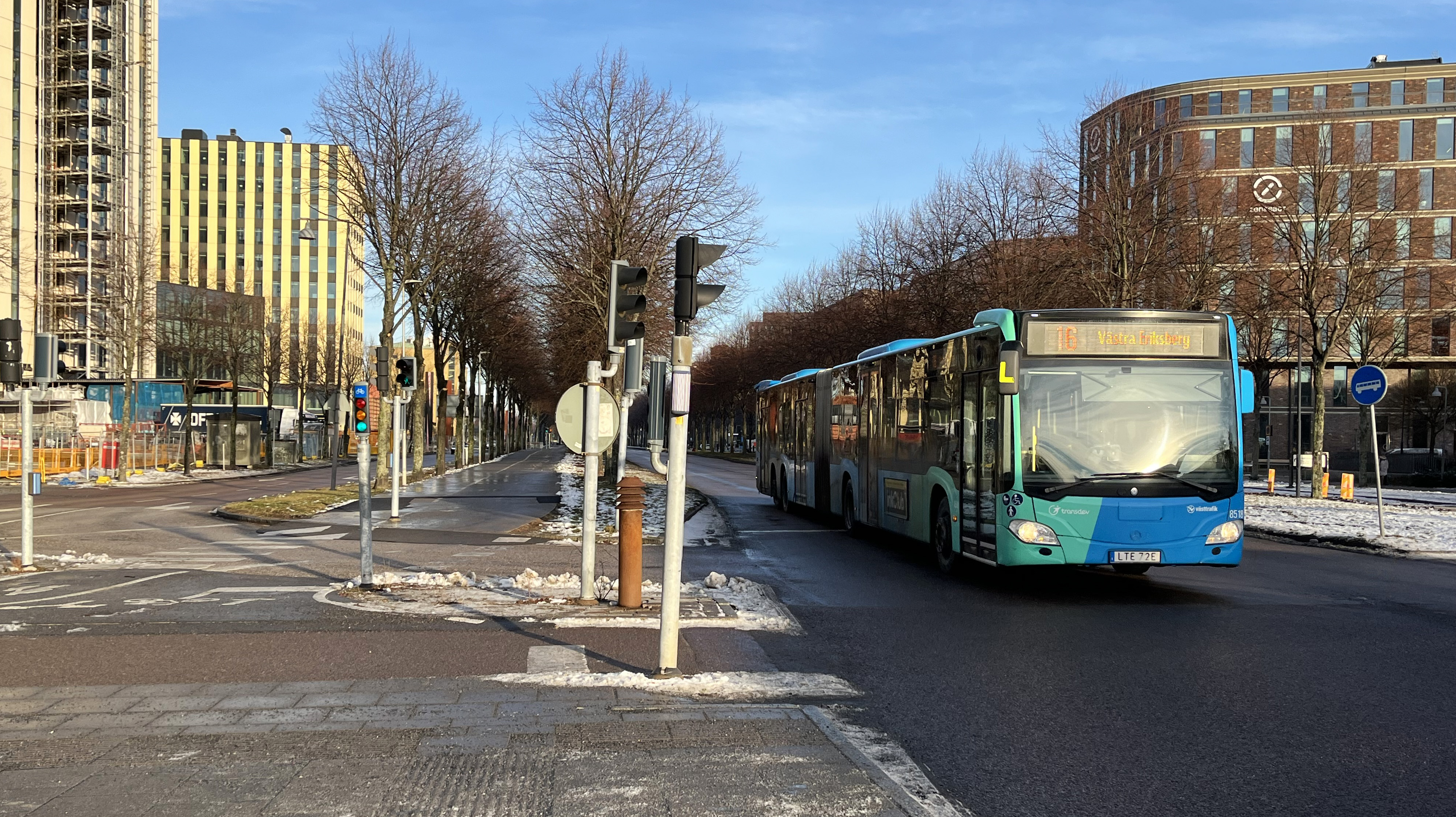 Major impact on traffic in Lindholmsallén