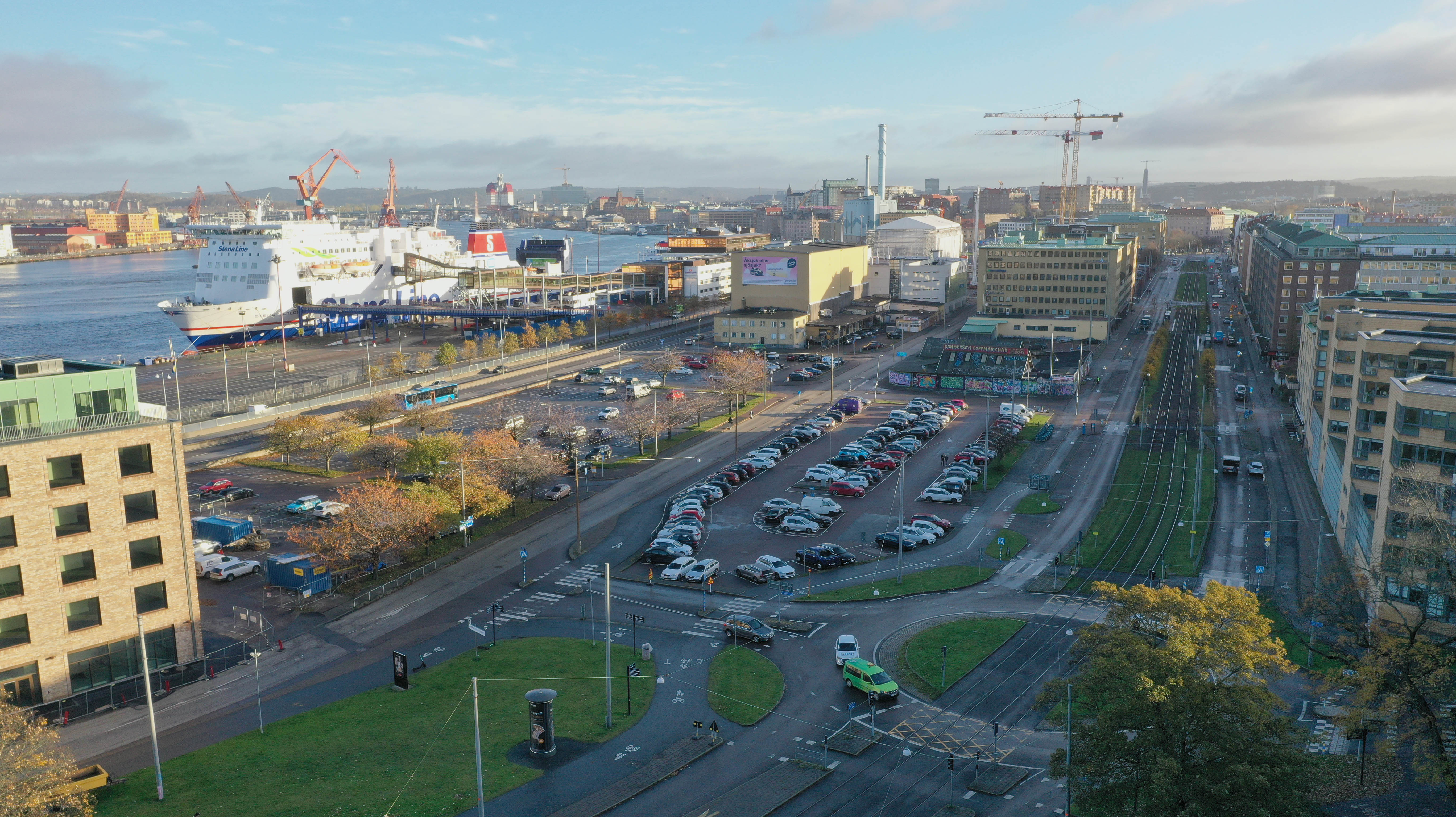 Cyklister vid Masthamnsgatan leds om | Trafiken.nu Göteborg