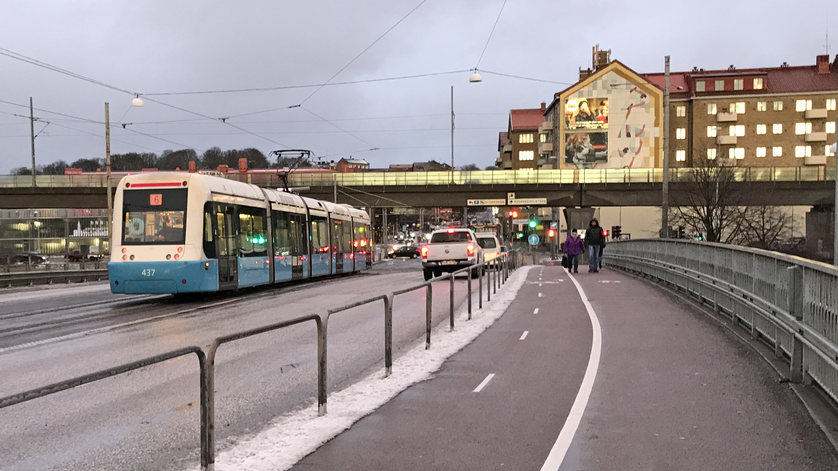 Körfält på Redbergsvägen stängs av | Trafiken.nu Göteborg