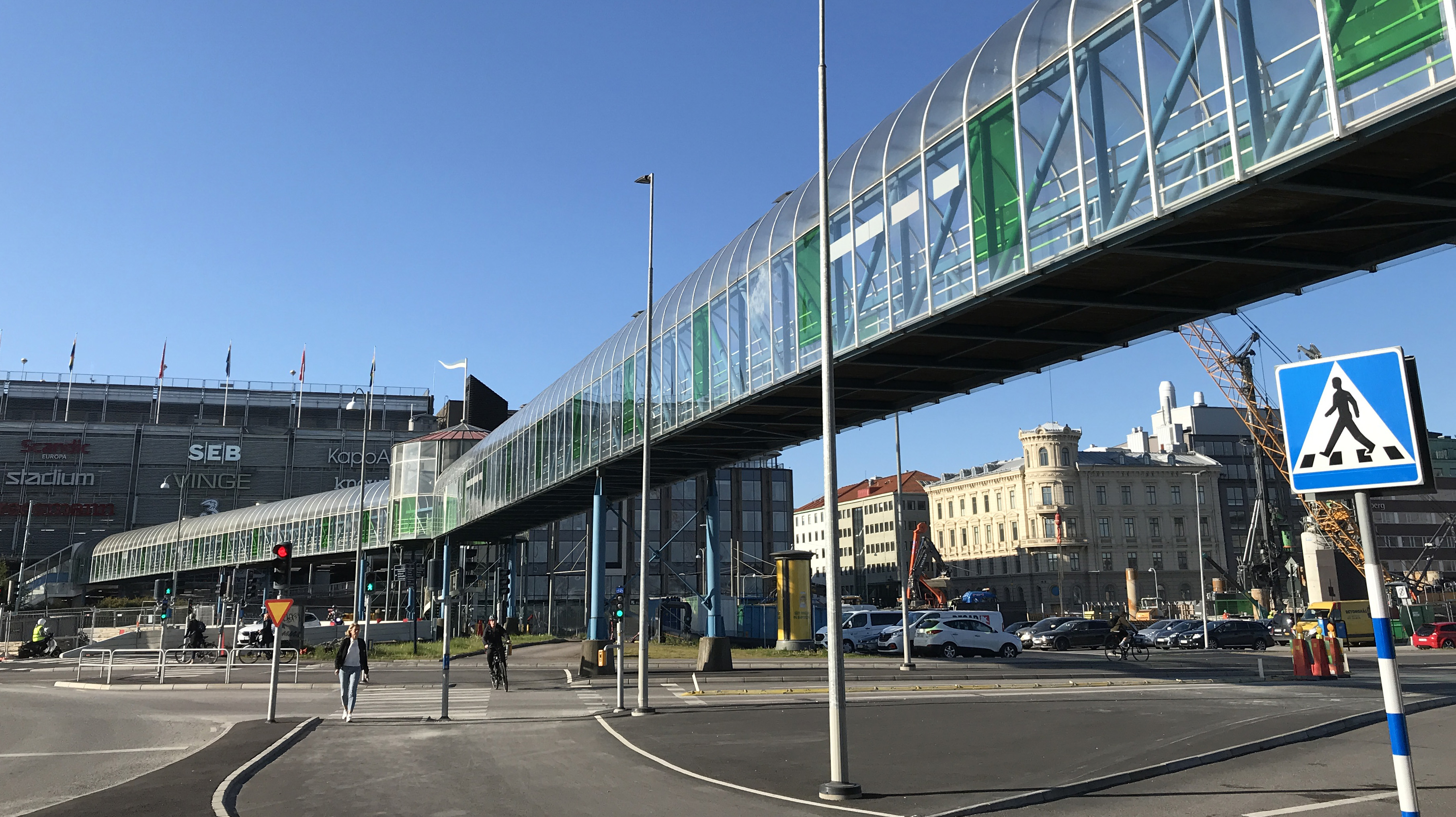 Torsten Henriksons gångbro rivs | Trafiken.nu Göteborg