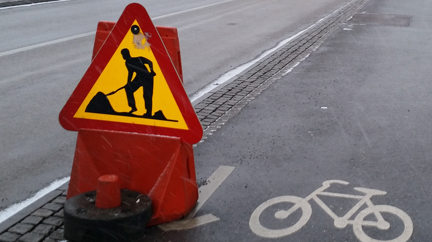 Tillfälligt trångt på Säterigatan | Trafiken.nu Göteborg