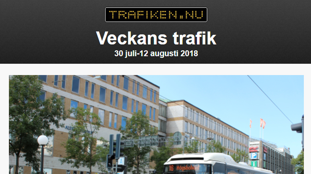 Nästa nyhetsbrev kommer den 10 augusti