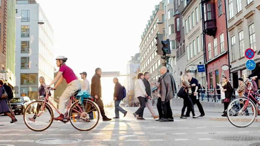 Cyklar på Hornsgatan